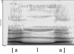 Spectrogramme de la consonne [l]